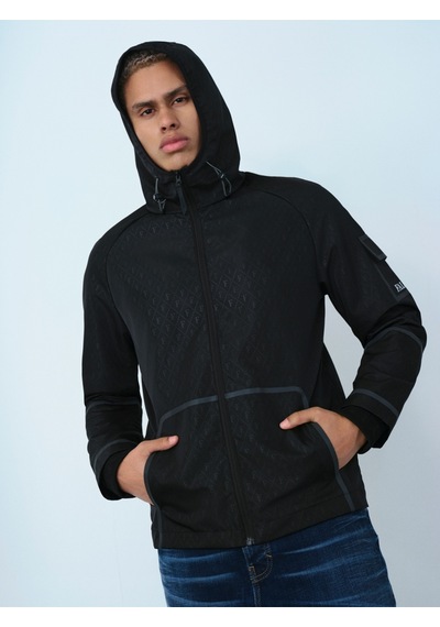 Regular Fit Erkek Yağmurluk Siyah