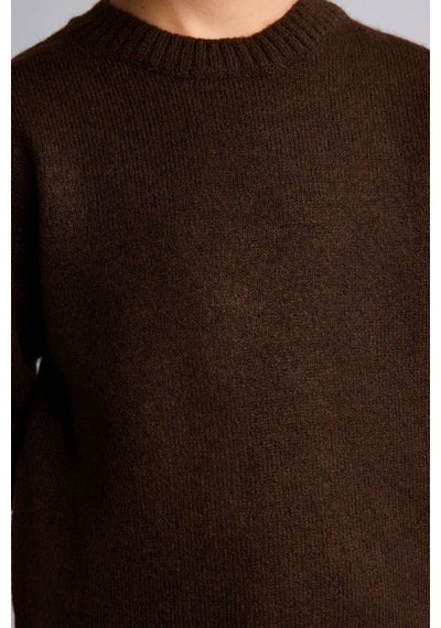 Defacto Oversize Bisiklet Yaka Triko Basic Kazak Erkek Çocuk I3438a826cwbn341 Kahve-bn341