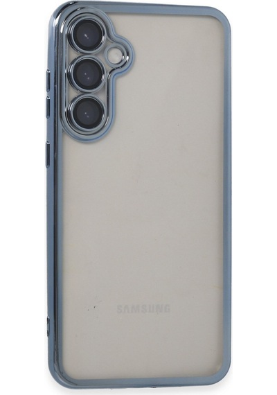 Newface Samsung Uyumlu Galaxy S23 Fe Kılıf Razer Lensli Silikon - Açık Mavi Açık Mavi