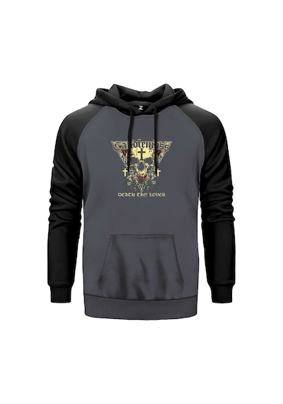 Candlemass Death Thy Lover Gri Renk Reglan Kol Sweatshirt Gri