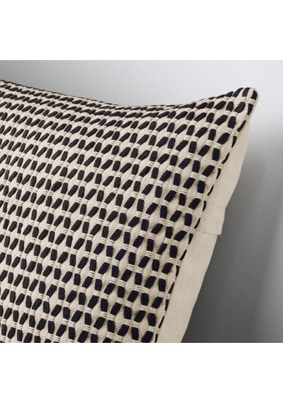 Ikea Kustfly Yastık Kılıfı 50 X 50 Cm Bej - Siyah Çok Renkli