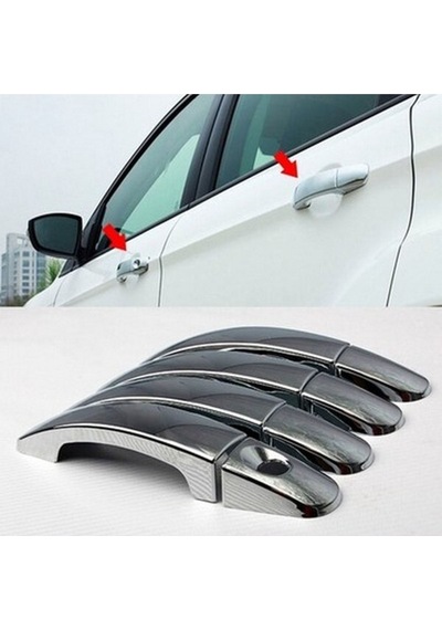 Ford Focus 3 Facelift Krom Kapı Kolu 2008- 2017 Arası 4 Kapı P.çelik