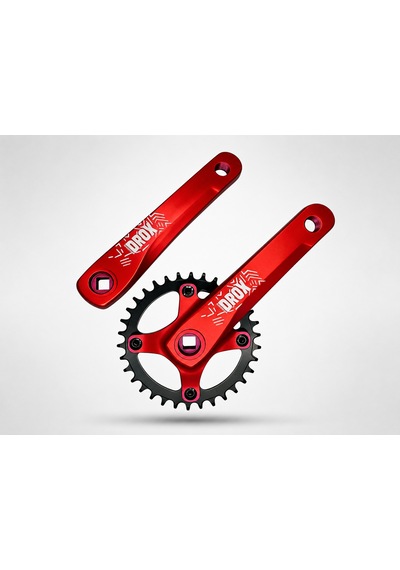 Heugers Drox Sr-11 Wheeltop Sr-11-d 34t 170mm 1x11 Kare Mil Aynakol Kırmızı