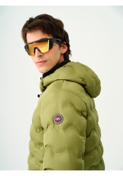 Regular Fit Erkek Mont Yeşil