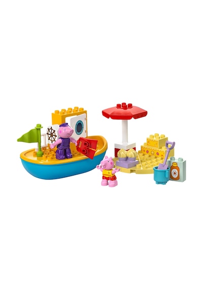 LEGO® DUPLO® Peppa Pig Tekne Gezisi 10432 - 2+ Eğitici Oyuncak Yapım Seti (23 Parça)