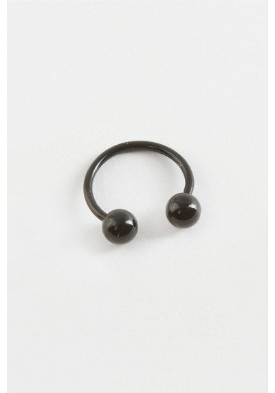 1 Cm Septum Çelik Piercing 1 Adet Çok Renkli