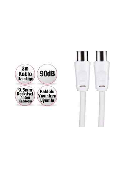 Cab-1234 Ant Anten Kablosu Gold master