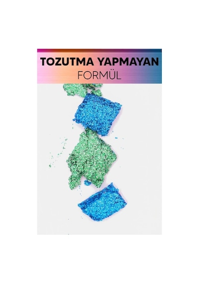 8 Renk Yaz Glitter Far Paleti - 2'li Set Çok Renkli