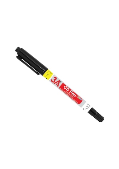3a Asetat Kalemi Çift Taraflı S-m Siyah 1431cd-dvd Siyah