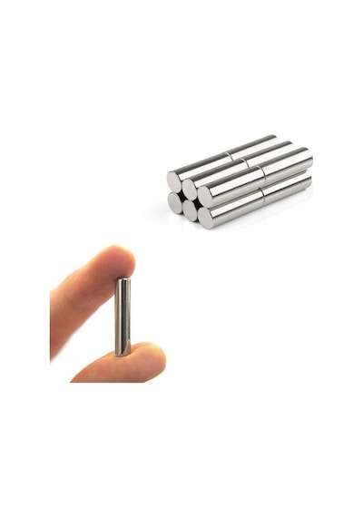 Ø5x25 mm Neodyum Silindir Mıknatıs (10 Adet)