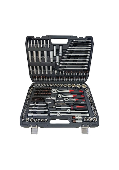Nt Tools Ncset218 1/2" 3/8" 1/4" S2 Cr-v Lokma Seti 218 Parça