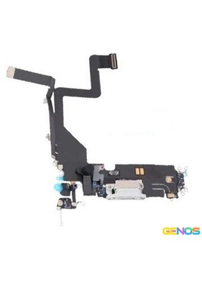 Apple Uyumlu iPhone 14 Pro Filmli Şarj Soketi Beyaz Sn810059