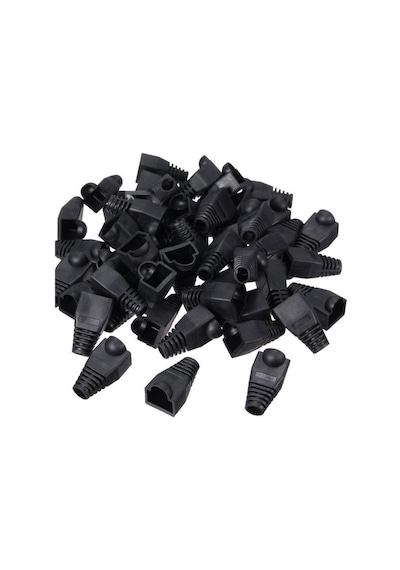 Electroon Rj45 Cat5 Pvc Kılıf Siyah - 25adet