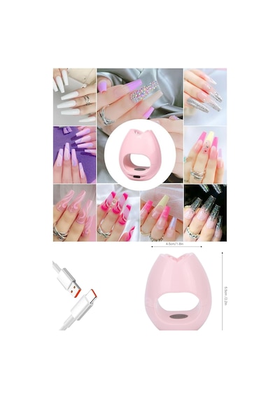 Protez Tırnak Kalıcı Oje Mini Uv-led 16watt-3led Kurutucu Diğer