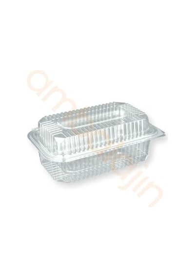 100 Adet750 Gr Sızdırmaz Şeffaf Plastik Saklama Kabı Bombe Kapaklı Peynir, Zeytin, Turşu Kabı Diğer