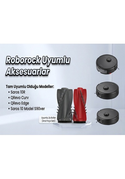 Roborock Qrevo Curv Edge Saros 10r Saros 10 Uyumlu Ana Fırça