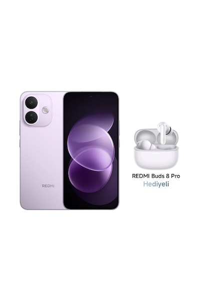 Xiaomi Redmi Note 17 Pro 5G 8 GB 256 GB (Xiaomi Türkiye Garantili) Mor+Xiaomi Redmi Buds 8 Pro Bluetooth 5.4 Kulak İçi Beyaz Kulaklık