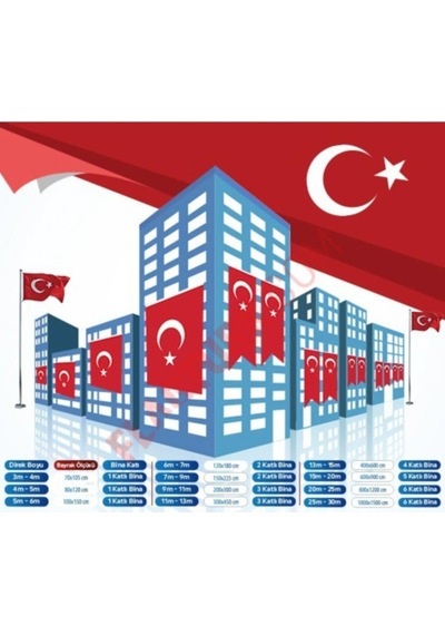 Lona Sanat Türk Bayrağı 200x300 Cm Raşel Kumaş Renkli,efelona103 1