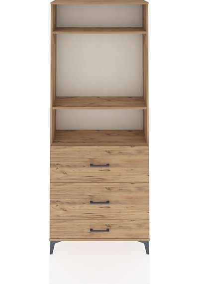Arges Dolap 3 Raflı 3 Çekmeceli 88x30x221 Çam-çam Atlas Çam Arges Dolap 3 Raflı 3 Çekmeceli 88x30x221 Çam-çam Atlas Çam