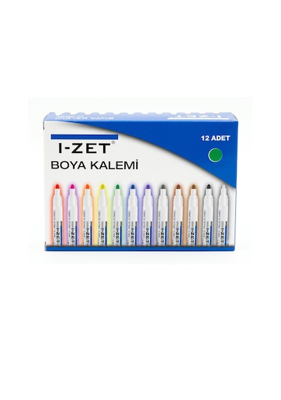I-zet Paint Marker Kalem Yeşil 12 Adet
