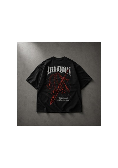 Yolo Street Siyah Whoıam Imminent Devastation Baskılı Oversize Erkek Tişört Heavy Metal Streetwear %100 Pamuk Siyah1a1 Yolo Street Siyah Whoıam Imminent Devastation Baskılı Oversize Erkek Tişört Heavy Metal Streetwear %100 Pamuk Siyah1a1