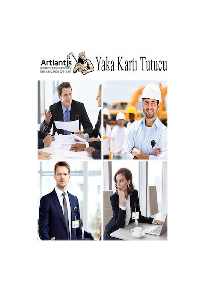 Mavi Yaka Yoyosu 10 Adet Yoyo Kartlık Kimlik Personel Kartı Yoyo Yaka Cep Kemer Geri Çekilebilir Rozet Tutma Makara