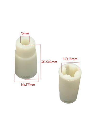Philips Uyumlu Blender Motor Ucu Dişli, Kavrama Parçası 2 Adet