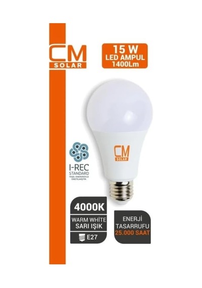 10'lu 15w Led Ampul Seti E27 Duy, 4000k Gün Işığı, Yüksek Aydınlatma & Enerji Tasarruflu Diğer