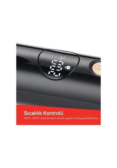 Arzum Ar5186 Volume Pro Seramik Plakalı Saç Maşası, 25 Mm, Kalın