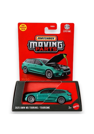 Matchbox Moving Parts 1:64 Scale 2025 Bmw M5 Touring Green