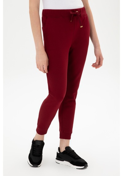 U.S. Polo Assn. Kadın Bordo Jogger Eşofman Altı 50307759-VR014
