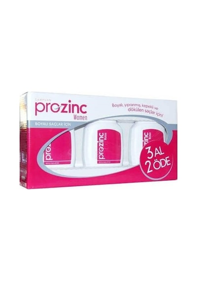 Prozinc Woman Boyalı Saçlar için Şampuan 3 x 300 ML
