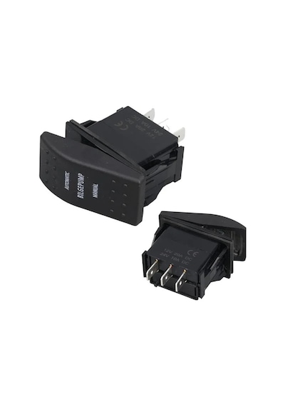 Sintine Pompa Sembollü Işıksız Yaylı 3 Pinli On-off 12-24v Marin Switch Diğer