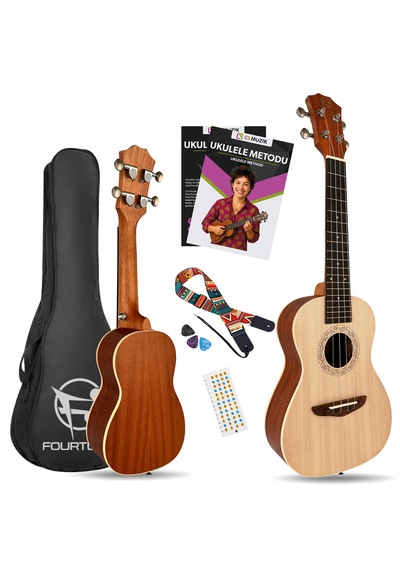 Fourtune Sydra Ukc-23nt Concert Ukulele Maun Hakiki Ağaç Concert