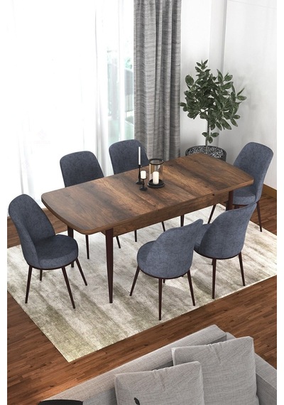 Canisa Kor Serisi 70x114 Açılabilir Mutfak Masası Takımı Barok Desen Masa 6 Füme Sandalye Masa Barok Sandalyeler Füme Canisa Kor Serisi 70x114 Açılabilir Mutfak Masası Takımı Barok Desen Masa 6 Füme Sandalye Masa Barok Sandalyeler Füme