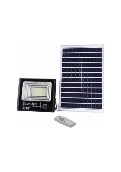 Zmr Solar Projektör 200w 6500k Harici Panelli