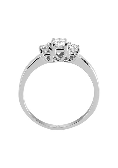 Sirius G Renk 0,38 Karat Pırlanta Tria Yüzük 0807R0042