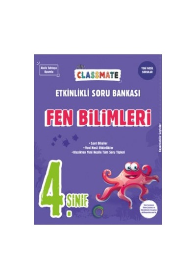 4. Sınıf Classmate Fen Bilimleri Etkinliki Soru Bankası