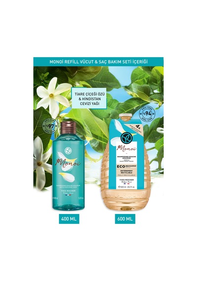 Yves Rocher Monoi Refill Vücut Ve Saç Bakım Seti Diğer