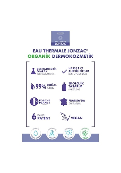 Eau Thermale Jonzac Kuru ve Hassas Ciltler için Organik Peeling Jel 75ml