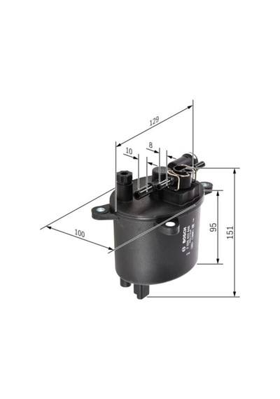 Bosch-f026402846 Mazot Filtresi Ulysse 2002 - 20112.2 Jtd...