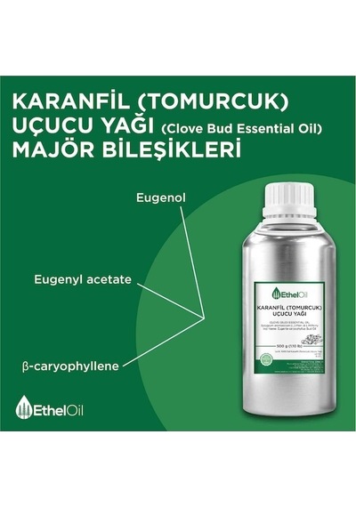 Etheloil Karanfil Tomurcuk Uçucu Yağı 500 G