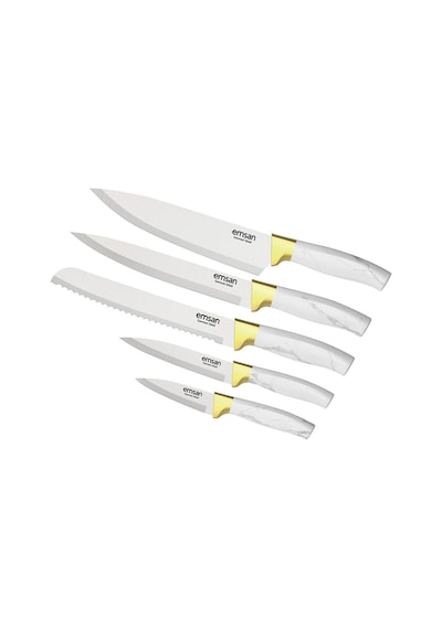 Emsan Artisan German Steel Bıçak Seti Beyaz