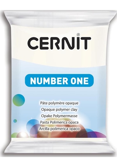 Cernit Polimer Kil Seramik Hamuru Number One 56gr 027 Opak White