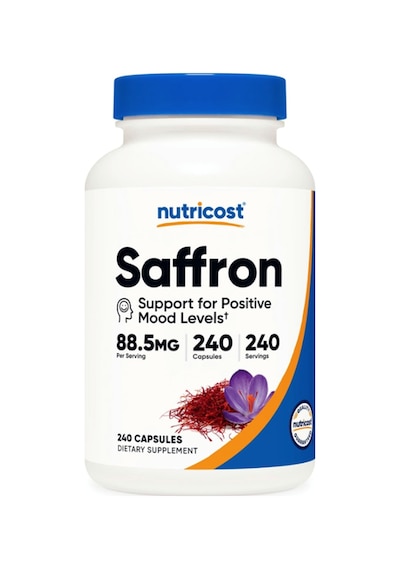 Nutricost Saffron Extract 88.5mg, 240 Capsules.abd Menşei