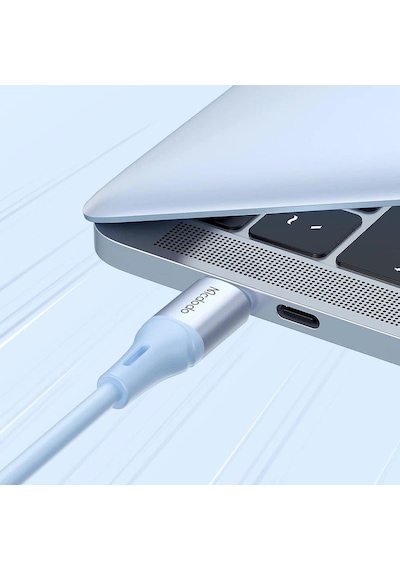 Mcdodo CA-2213 Typec Typec 65W 3A Hızlı Data Şarj Kablo 1.2m - Mor