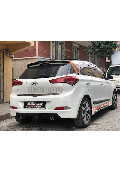 Hyundai i20 Custom Yan Marşpiyel Boyasız (Plastik)