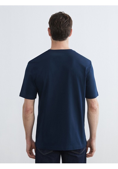 Lcwaıkıkı Classic Lacivert %100 Pamuk Regular Fit Basic Tişört