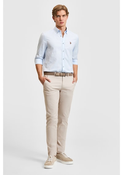 U.s. Polo Assn. Erkek Taş Pantolon Kanvas-chino 50322310-vr049 Taş Rengi
