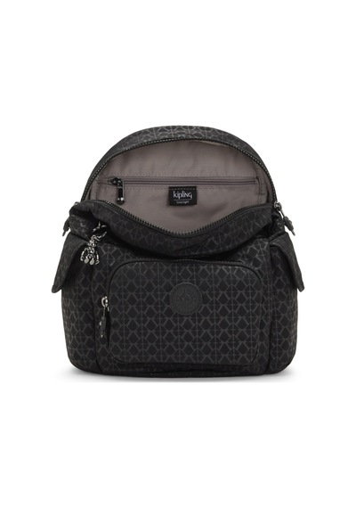 Kipling Kıplıng City Pack Mini Küçük Boy Sırt Çantası Siyah Sıgnature Emb Siyah